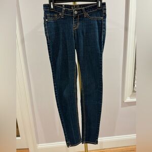 RED RIVET • Dark Blue Skinny Jeans for Women